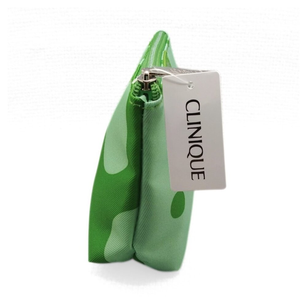 CLINIQUE Kate Spade Limited Edition Green Polka Dot Makeup Bag - Picture 4 of 8